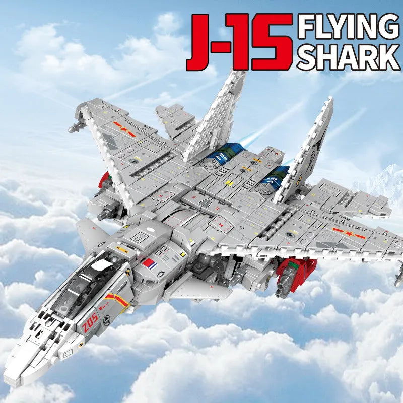 Building Blocks MOC Transformers Robot Fighter Jet Bricks Toys Construction Set Toys - 3
