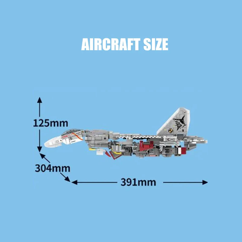 Building Blocks MOC Transformers Robot Fighter Jet Bricks Toys Construction Set Toys - 5
