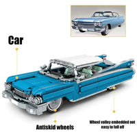 Thumbnail for Building Blocks MOC Vintage ELDURADO Classic Car Bricks Toy - 10