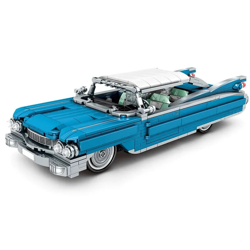 Building Blocks MOC Vintage ELDURADO Classic Car Bricks Toy - 11