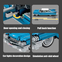Thumbnail for Building Blocks MOC Vintage ELDURADO Classic Car Bricks Toy - 13