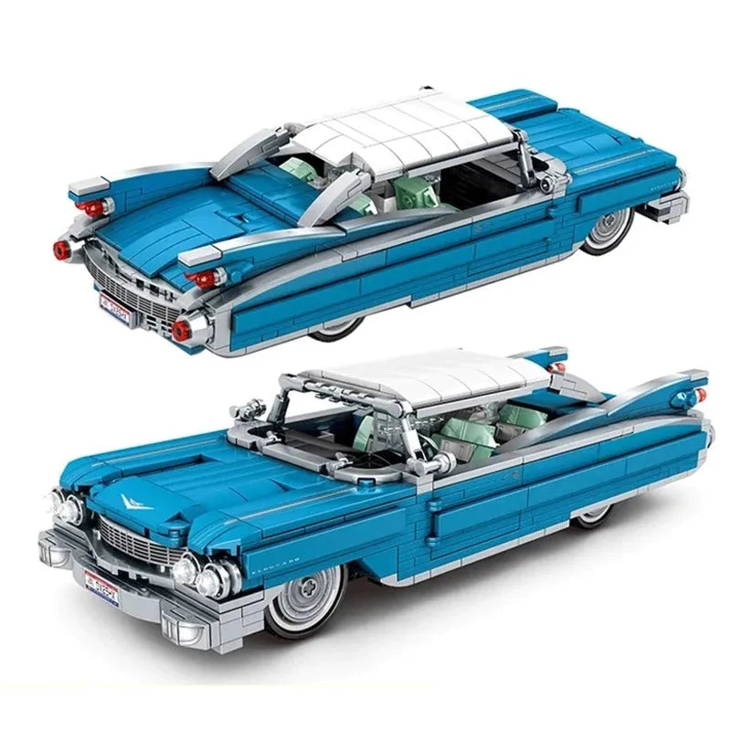 Building Blocks MOC Vintage ELDURADO Classic Car Bricks Toy - 1