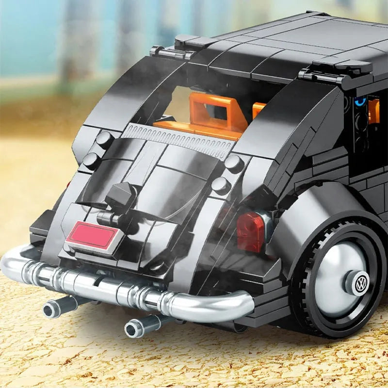 Building Blocks MOC Vintage Sports Classic Car Bricks Kids Toys - 4