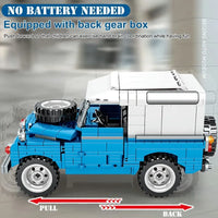Thumbnail for Building Blocks MOC Vintage WW2 Off - Road Car Bricks Toys 705808 - 6