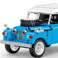 Thumbnail for Building Blocks MOC Vintage WW2 Off - Road Car Bricks Toys 705808 - 4