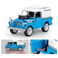Thumbnail for Building Blocks MOC Vintage WW2 Off - Road Car Bricks Toys 705808 - 2