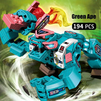 Thumbnail for Building Blocks MOC Wilderness Guardian Transforming Mecha Bricks Kids Toy - 5