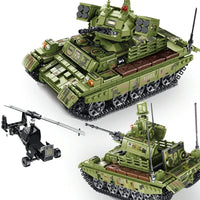 Thumbnail for Building Blocks MOC WW2 Army Heavy Battle Tank Bricks Toys - 7