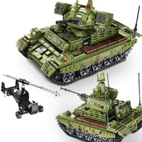 MOC WW2 Heavy Battle Tank Building Blocks Set