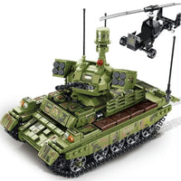 Thumbnail for Building Blocks MOC WW2 Army Heavy Battle Tank Bricks Toys - 1