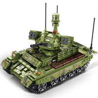 Thumbnail for Building Blocks MOC WW2 Army Heavy Battle Tank Bricks Toys - 6