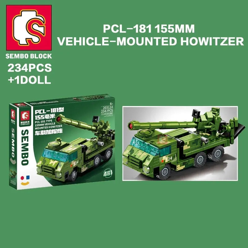Building Blocks MOC WW2 Military Type 88 Main Battle Tank Bricks Toys Construction Set Toys - 4