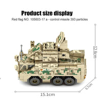 Thumbnail for Building Blocks Modern Military HQ-17 Air Defense Missile Bricks Toy Construction Set Toys - 4