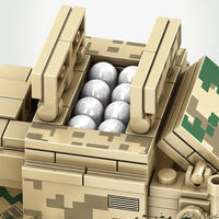 Thumbnail for Building Blocks Modern Military HQ-17 Air Defense Missile Bricks Toy Construction Set Toys - 6