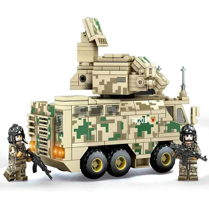 Building Blocks Modern Military HQ - 17 Air Defense Missile Bricks Toy - 3
