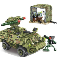 Thumbnail for Building Blocks Modern Military Red Arrow Missile Vehicle Bricks Toy Construction Set Toys - 6