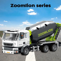 Thumbnail for Building Blocks Tech Mechanical Mixer Crane Truck Excavator Bricks Toy - 7
