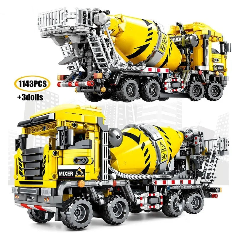 Technic concrete mixer truck 2025