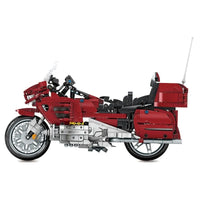 Thumbnail for Building Blocks Tech MOC Classic Honda Gold Wing Motorcycle Bricks Toy - 4