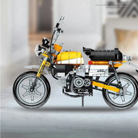 Thumbnail for Building Blocks Tech MOC Classic Honda Monkey Motorcycle Bricks Toy - 4