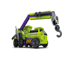 Thumbnail for Building Blocks Transformers Mecha Robot Engineering Vehicle Bricks Toy - 8