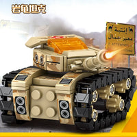 Thumbnail for Building Blocks Transformers Mechanical Robot Tank Fighter Bricks Toy - 9