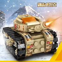 Thumbnail for Building Blocks Transformers Mechanical Robot Tank Fighter Bricks Toy - 8