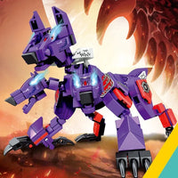 Thumbnail for Building Blocks Transforming Mecha Animal Robot Warrior Bricks Toys - 8