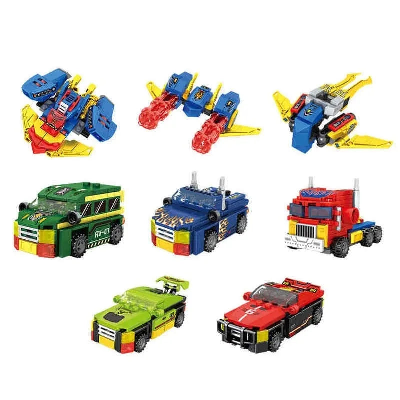 Building Blocks Transforming Super Commander Car Robot Bricks Kids Toys - 3