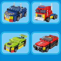 Thumbnail for Building Blocks Transforming Super Commander Car Robot Bricks Kids Toys - 5