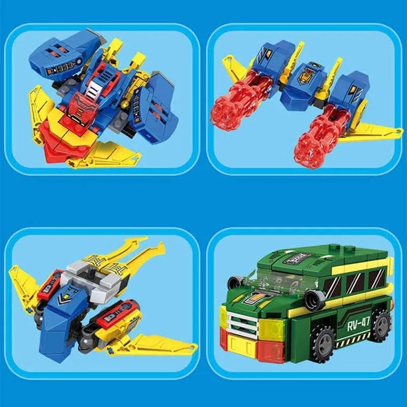 Building Blocks Transforming Super Commander Car Robot Bricks Kids Toys - 6