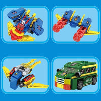 Thumbnail for Building Blocks Transforming Super Commander Car Robot Bricks Kids Toys - 6