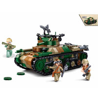 Thumbnail for Building Blocks Military China Type 97 Medium Tank Bricks Toy - 1