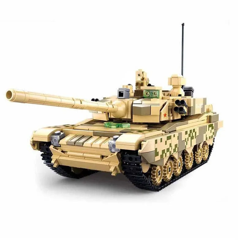 Building Blocks Military MOC 99A MBT Main Battle Tank Kids Bricks Toys - 4