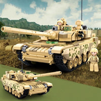 Thumbnail for Building Blocks Military MOC 99A MBT Main Battle Tank Kids Bricks Toys - 3