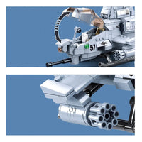 Thumbnail for Building Blocks Military MOC AH1Z Gunship Armed Helicopter Bricks Kids Toy - 3