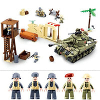 Thumbnail for Building Blocks Military MOC WW2 Army Battle Of El Alamein Bricks Toy - 3