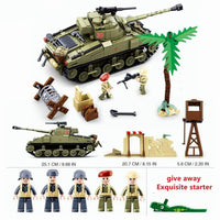 Thumbnail for Building Blocks Military MOC WW2 Army Battle Of El Alamein Bricks Toy - 5
