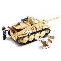 Thumbnail for Building Blocks Military MOC WW2 Jagdpanzer Tank Destroyer Bricks Toy - 4