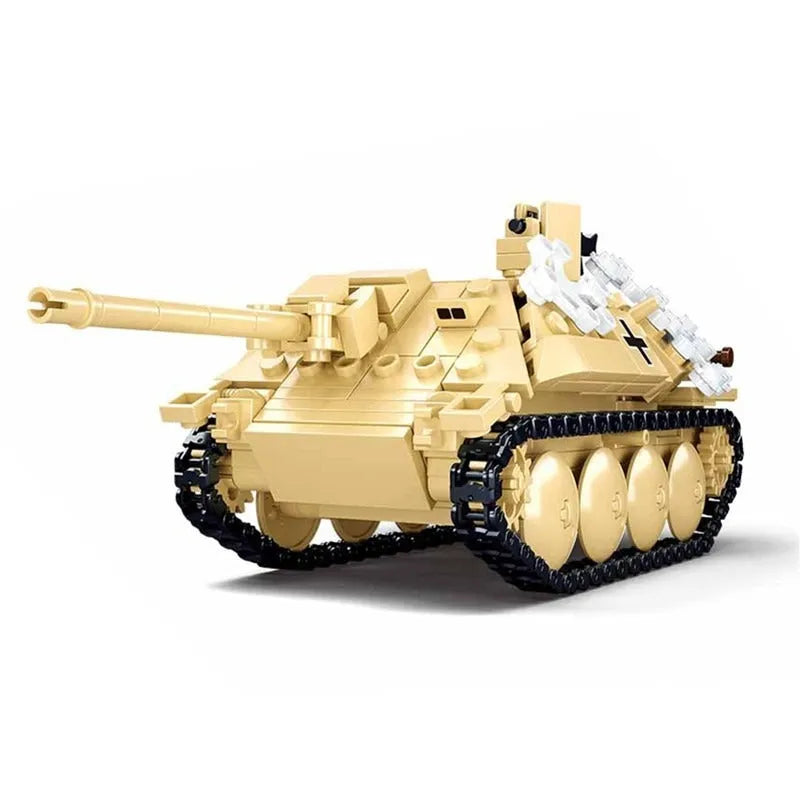 Building Blocks Military MOC WW2 Jagdpanzer Tank Destroyer Bricks Toy - 5