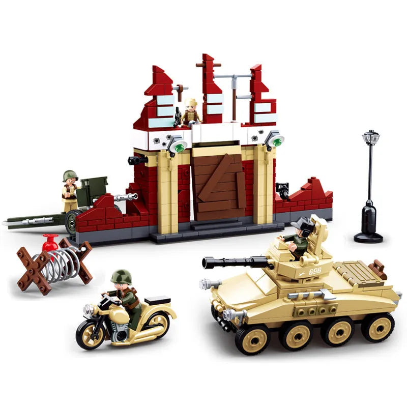 Building Blocks Military WW2 Army Battle of Stalingrad Bricks Toys Construction Set Toys - 1