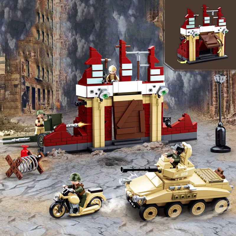 Building Blocks Military WW2 Army Battle of Stalingrad Bricks Toys - 6