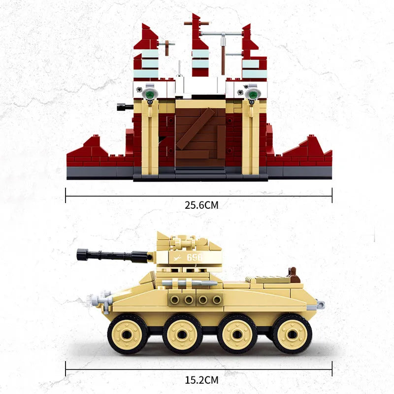 Building Blocks Military WW2 Army Battle of Stalingrad Bricks Toys - 5