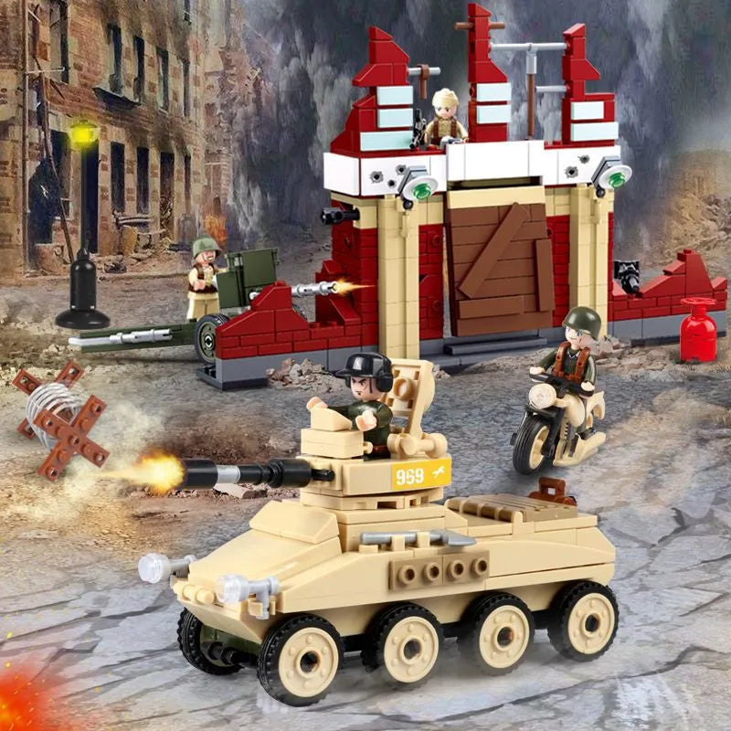 Building Blocks Military WW2 Army Battle of Stalingrad Bricks Toys - 2