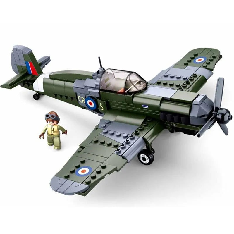 Building Blocks Military WW2 German Bomber Aircraft Bricks Toys - 1
