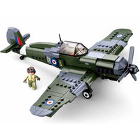 Thumbnail for Building Blocks Military WW2 German Bomber Aircraft Bricks Toys - 1