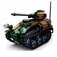 Thumbnail for Building Blocks Military WW2 German WIESEL 1 Airborne Tank Bricks Toy - 3