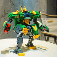 Thumbnail for Building Blocks MOC Expert Bad Luck Beam Mecha Robot Warrior Bricks Toys - 7