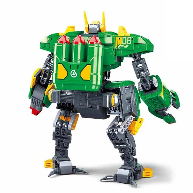 Building Blocks MOC Expert Bad Luck Beam Mecha Robot Warrior Bricks Toys - 4