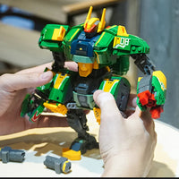 Thumbnail for Building Blocks MOC Expert Bad Luck Beam Mecha Robot Warrior Bricks Toys Construction Set Toys - 6